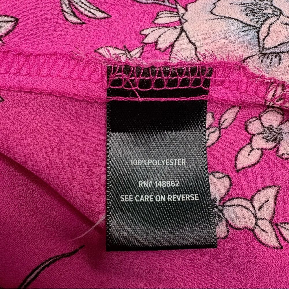 Torrid Floral Pink Camisole Top Sz 0 / L-12 - Picture 8 of 12